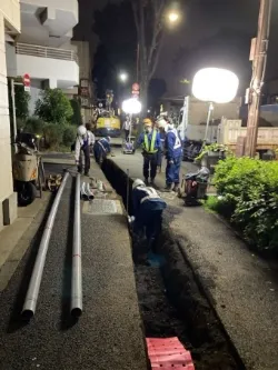 八王子市四谷配水本管新設工事