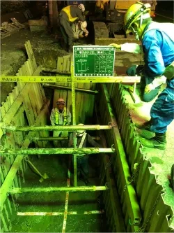 関戸電線共同溝設置工事