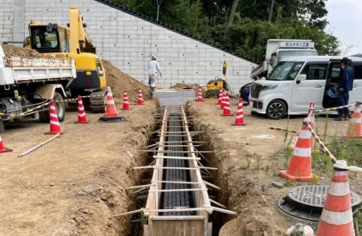 あきる野市公共下水道五日市、入野地区汚水枝線工事